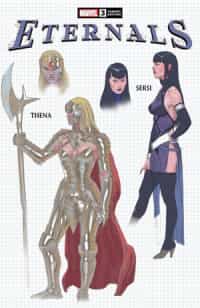 Eternals #3 Variant 10 Copy Ribic Design