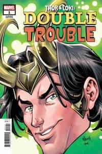 Thor And Loki Double Trouble #1 Variant Nauck Headshot