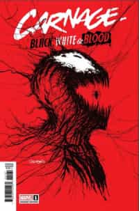 Carnage Black White And Blood #1 Variant Gleason Webhead