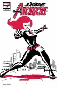 Savage Avengers #19 Variant Michael Cho Black Widow Two-tone