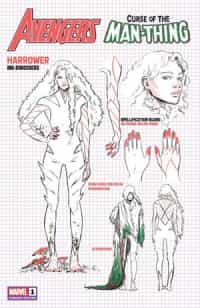 Avengers Curse Man-thing #1 Variant 10 Copy Carnero Design