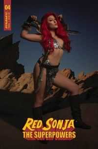 Red Sonja The Superpowers #4 CVR H Hollon Cosplay