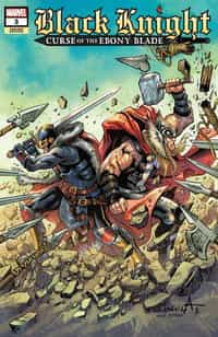 Black Knight Curse Ebony Blade #3 Variant Davila