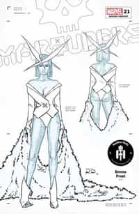 Marauders #21 Variant 50 Copy Dauterman Emma Frost Design