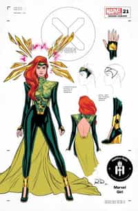 X-Men #21 Variant 50 Copy Dauterman Jean Grey Design