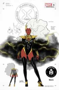 Planet-sized X-men #1 Variant 50 Copy Dauterman Storm Design