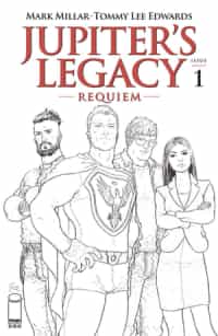 Jupiters Legacy Requiem #1 CVR C Quitely BW