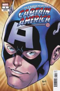United States Captain America #1 Variant Nauck Headshot