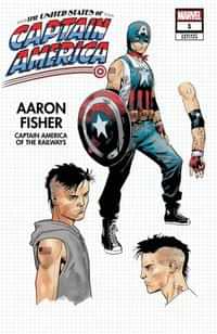 United States Captain America #1 Variant Bazaldua Design