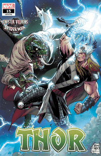 Thor #15 Variant Daniel Spider-man Villains