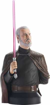 Star Wars Statue Count Dooku Revenge of the Sith Bust