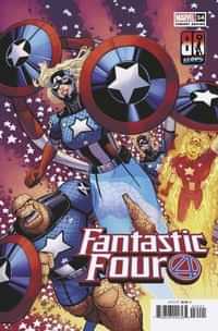 Fantastic Four #34 Variant Bradshaw Captain America 80th