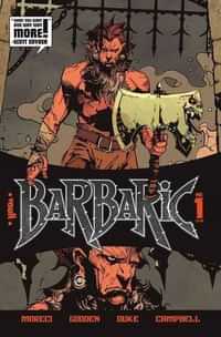 Barbaric #1 Second Printing