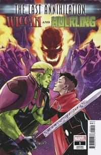 Last Annihilation Wiccan And Hulkling #1 Variant Lopez