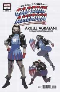 United States Captain America #4 Variant Nishijima Design