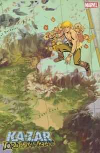 Ka-zar Lord Of The Savage Land #2 Variant 10 Copy Garcia Map