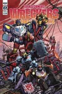 Transformers Wreckers Tread and Circuits #2 CVR A Milne