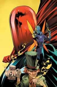 Gotham City Villains Anniversary Giant #1 CVR F Cardstock Dan Mora Hatter Moth Red Hood