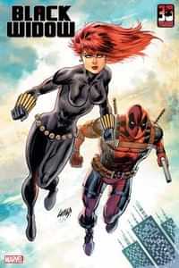 Black Widow V10 #13 Variant Liefeld Deadpool 30th