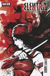 Elektra Black White and Blood #1 Variant Andolfo