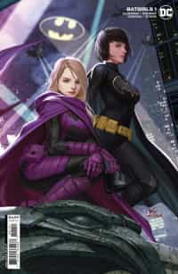 Batgirls #1 CVR C Cardstock Inhyuk Lee Batgirls Unmasked Right Side Connecting
