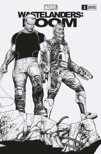 Wastelanders Doom #1 Variant Mcniven Connecting Black And White Podcast