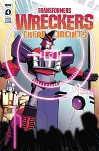 Transformers Wreckers Tread and Circuits #4 CVR B Burch