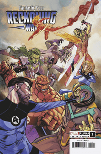 Fantastic Four Reckoning War Alpha #1 Variant Caselli