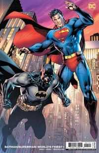 Batman Superman Worlds Finest #1 CVR B Cardstock Jim Lee